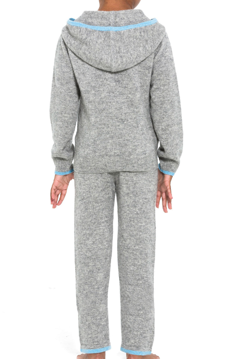 Kids Cashmere Joggers and Track Hoodie