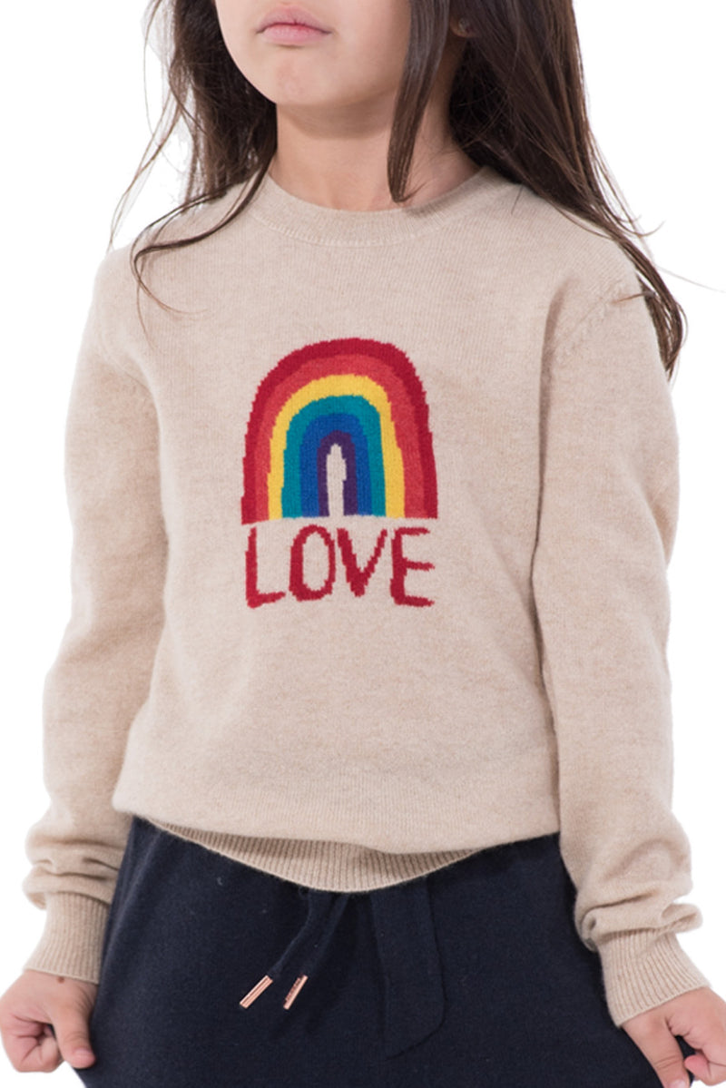 Kids Printed Cashmere Sweater
