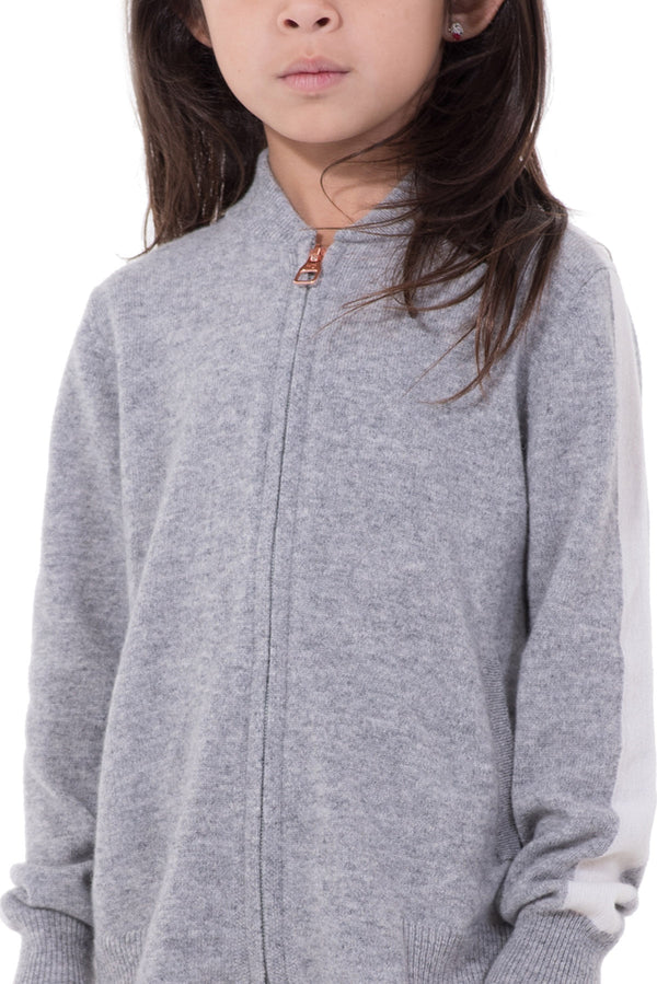 Kids Cashmere Track Jacket