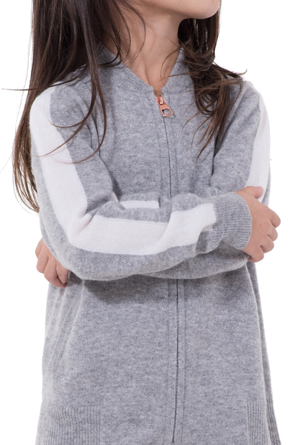 Kids Cashmere Track Jacket