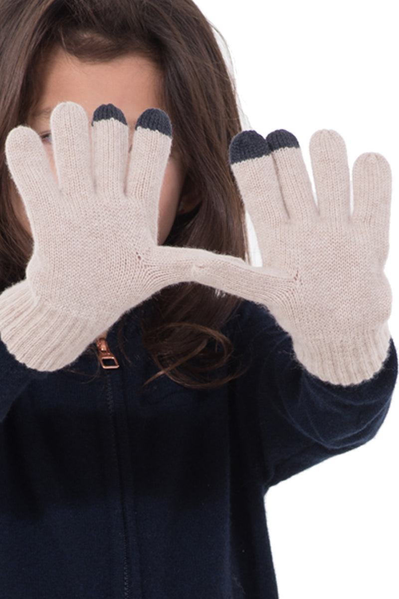Kids Cashmere Gloves