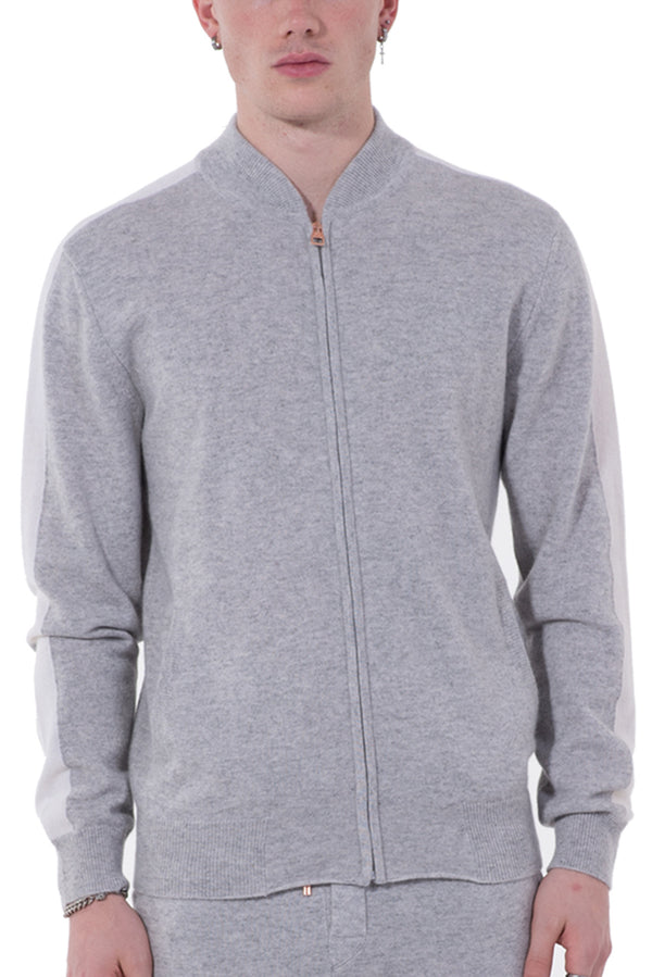 Mens Cashmere Track Jacket