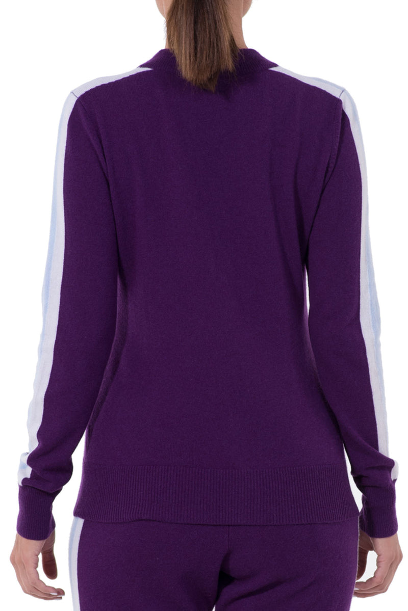 Womens Cashmere Track Jacket